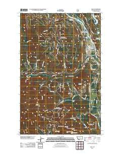 Troy Montana Historical topographic map, 1:24000 scale, 7.5 X 7.5 Minute, Year 2011
