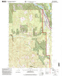 Troy Montana Historical topographic map, 1:24000 scale, 7.5 X 7.5 Minute, Year 1997