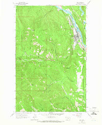Troy Montana Historical topographic map, 1:24000 scale, 7.5 X 7.5 Minute, Year 1963