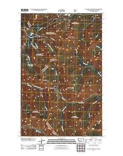 Tuchuck Mountain Montana Historical topographic map, 1:24000 scale, 7.5 X 7.5 Minute, Year 2011