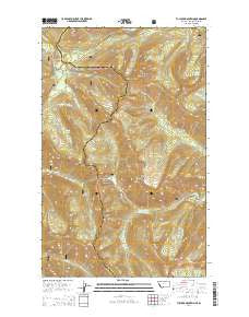 Tuchuck Mountain Montana Current topographic map, 1:24000 scale, 7.5 X 7.5 Minute, Year 2014