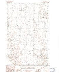 Tule Lake Montana Historical topographic map, 1:24000 scale, 7.5 X 7.5 Minute, Year 1984