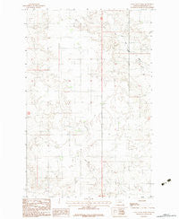 Tule Valley West Montana Historical topographic map, 1:24000 scale, 7.5 X 7.5 Minute, Year 1983