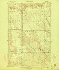 Tule Valley Montana Historical topographic map, 1:62500 scale, 15 X 15 Minute, Year 1915