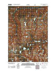 Tumble Mountain Montana Historical topographic map, 1:24000 scale, 7.5 X 7.5 Minute, Year 2011