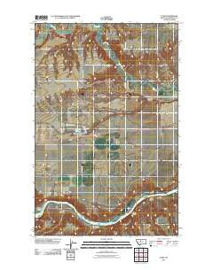 Tunis Montana Historical topographic map, 1:24000 scale, 7.5 X 7.5 Minute, Year 2011