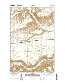 Tunis Montana Current topographic map, 1:24000 scale, 7.5 X 7.5 Minute, Year 2014