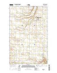 Turner Montana Current topographic map, 1:24000 scale, 7.5 X 7.5 Minute, Year 2014