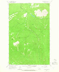 Turner Mountain Montana Historical topographic map, 1:24000 scale, 7.5 X 7.5 Minute, Year 1963