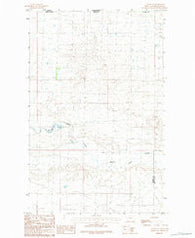 Turner NE Montana Historical topographic map, 1:24000 scale, 7.5 X 7.5 Minute, Year 1984
