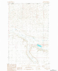Turner NW Montana Historical topographic map, 1:24000 scale, 7.5 X 7.5 Minute, Year 1984