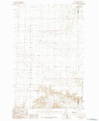 Turner SE Montana Historical topographic map, 1:24000 scale, 7.5 X 7.5 Minute, Year 1984
