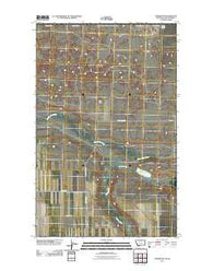 Turner NW Montana Historical topographic map, 1:24000 scale, 7.5 X 7.5 Minute, Year 2011