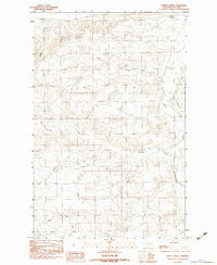 Turtle Creek Montana Historical topographic map, 1:24000 scale, 7.5 X 7.5 Minute, Year 1983