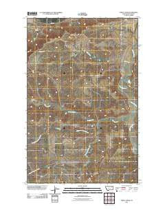 Turtle Creek Montana Historical topographic map, 1:24000 scale, 7.5 X 7.5 Minute, Year 2011