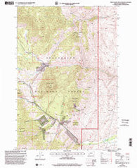 Twin Adams Mountain Montana Historical topographic map, 1:24000 scale, 7.5 X 7.5 Minute, Year 1997