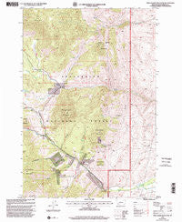 Twin Adams Mountain Montana Historical topographic map, 1:24000 scale, 7.5 X 7.5 Minute, Year 1997