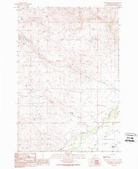 Twin Bridges SW Montana Historical topographic map, 1:24000 scale, 7.5 X 7.5 Minute, Year 1989