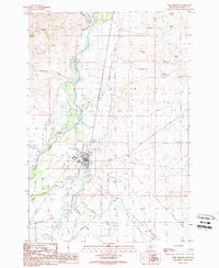 Twin Bridges Montana Historical topographic map, 1:24000 scale, 7.5 X 7.5 Minute, Year 1989