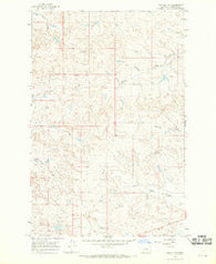 Twin Buttes Montana Historical topographic map, 1:24000 scale, 7.5 X 7.5 Minute, Year 1965