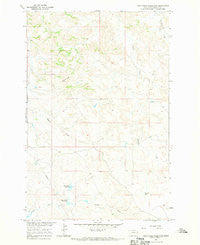 Twin Forks Reservoir Montana Historical topographic map, 1:24000 scale, 7.5 X 7.5 Minute, Year 1967