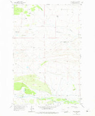 Twin Lakes Montana Historical topographic map, 1:24000 scale, 7.5 X 7.5 Minute, Year 1958