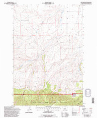 Twin Sisters Montana Historical topographic map, 1:24000 scale, 7.5 X 7.5 Minute, Year 1995
