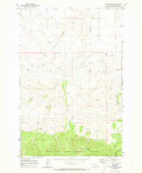 Twin Sisters Montana Historical topographic map, 1:24000 scale, 7.5 X 7.5 Minute, Year 1970