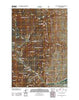 Twin Adams Mountain Montana Historical topographic map, 1:24000 scale, 7.5 X 7.5 Minute, Year 2011
