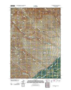 Twin Bridges SW Montana Historical topographic map, 1:24000 scale, 7.5 X 7.5 Minute, Year 2011