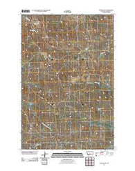 Twin Buttes Montana Historical topographic map, 1:24000 scale, 7.5 X 7.5 Minute, Year 2011