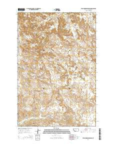Twin Forks Reservoir Montana Current topographic map, 1:24000 scale, 7.5 X 7.5 Minute, Year 2014