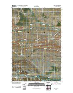Twin Lakes Montana Historical topographic map, 1:24000 scale, 7.5 X 7.5 Minute, Year 2011