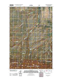 Twin Sisters Montana Historical topographic map, 1:24000 scale, 7.5 X 7.5 Minute, Year 2011