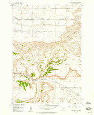 Two Pine School Montana Historical topographic map, 1:24000 scale, 7.5 X 7.5 Minute, Year 1956
