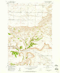 Two Pine School Montana Historical topographic map, 1:24000 scale, 7.5 X 7.5 Minute, Year 1956