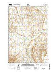 Twodot Montana Current topographic map, 1:24000 scale, 7.5 X 7.5 Minute, Year 2014