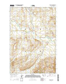 Twodot NW Montana Current topographic map, 1:24000 scale, 7.5 X 7.5 Minute, Year 2014