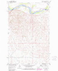 Twomile Creek Montana Historical topographic map, 1:24000 scale, 7.5 X 7.5 Minute, Year 1969