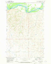 Twomile Creek Montana Historical topographic map, 1:24000 scale, 7.5 X 7.5 Minute, Year 1969