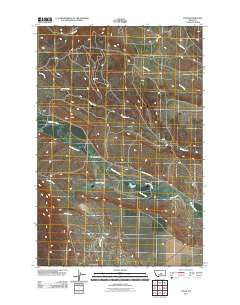 Tyler Montana Historical topographic map, 1:24000 scale, 7.5 X 7.5 Minute, Year 2011