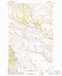 Tyler Montana Historical topographic map, 1:24000 scale, 7.5 X 7.5 Minute, Year 1986