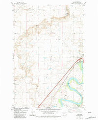 Ulm Montana Historical topographic map, 1:24000 scale, 7.5 X 7.5 Minute, Year 1983