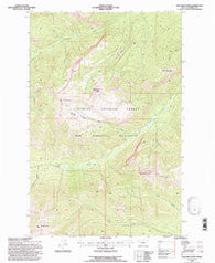 Una Mountain Montana Historical topographic map, 1:24000 scale, 7.5 X 7.5 Minute, Year 1994