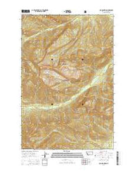 Una Mountain Montana Current topographic map, 1:24000 scale, 7.5 X 7.5 Minute, Year 2014