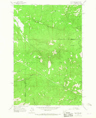 Union Peak Montana Historical topographic map, 1:24000 scale, 7.5 X 7.5 Minute, Year 1965