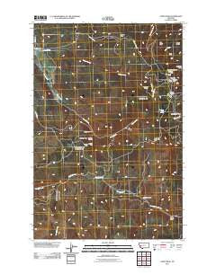 Union Peak Montana Historical topographic map, 1:24000 scale, 7.5 X 7.5 Minute, Year 2011