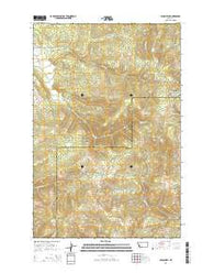 Union Peak Montana Current topographic map, 1:24000 scale, 7.5 X 7.5 Minute, Year 2014