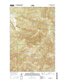 Union Peak Montana Current topographic map, 1:24000 scale, 7.5 X 7.5 Minute, Year 2014