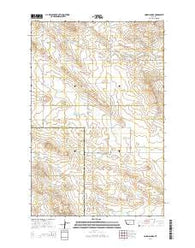 Union School Montana Current topographic map, 1:24000 scale, 7.5 X 7.5 Minute, Year 2014